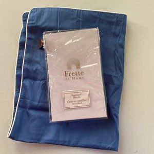 Frette Blue Standard Sham